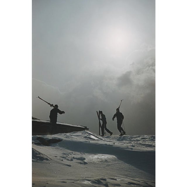 Cranmore Mountain Skiers 1955 Skiers at the Cranmore Mountain Resort, North Conway, New Hampshire, USA, 1955. Photo by...
