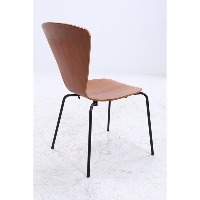 Teak Plywood Chairs, Set of 2 For Sale - Image 11 of 14