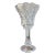 Late 20th Century Bombay Lead Crystal Footed Vase or Candle Holder For Sale