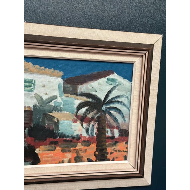 Tage Gavik, Puerto De La Cruz, 1950s, Oil Painting on Canvas, Framed For Sale - Image 4 of 13