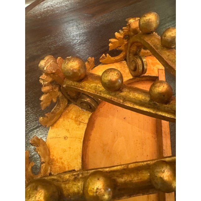 Monumental 19thC Austrian Giltwood & Faux-Marble Wall Consoles - A Pair For Sale - Image 12 of 17