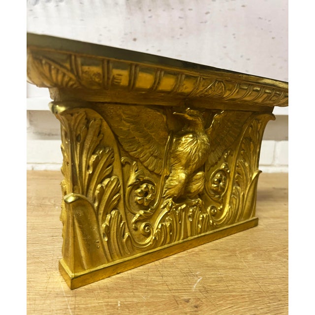Exceptional PAIR architectural vintage Gold -Gilded Bronze Capitals - Great casting and design of an Eagle and Acanthus...