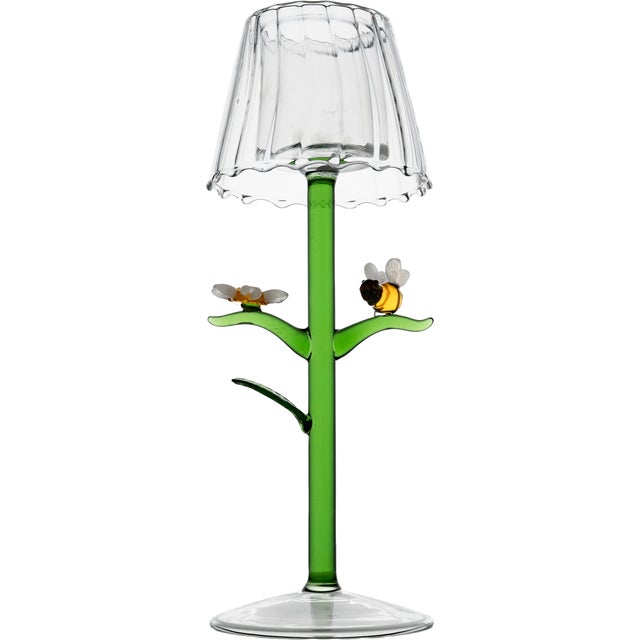 These playful mouth-blown tealights are nature inspired. Pick your favorites for your next alfresco gathering....