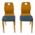 1950s Modern Pair of Restored Thonet Children Chairs For Sale