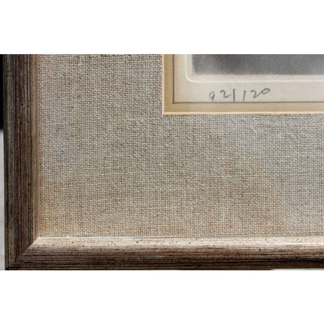 Paint Kaiko Moti Owl On Branch Print Edition 92/120 1972 For Sale - Image 7 of 9