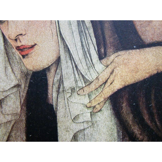 After Walter Sauer, Pleureuse, 1930, Chromotype Etching For Sale - Image 12 of 15