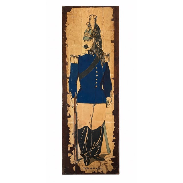 The Silent Guard: A Collection of 19th-Century French Military Panels For Sale - Image 4 of 11