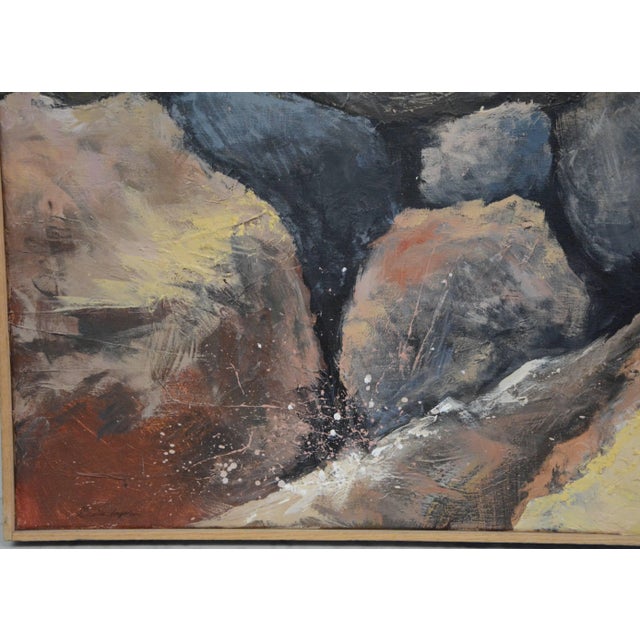 Wood Modern Silent Energy of Nature Mixed-Media by Sally Crain-Jager For Sale - Image 7 of 8