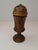 Religious Antique Bezalel Jerusalem Olive Wood Spice Box Besamim Holder 1920s Palestine Era For Sale - Image 3 of 18