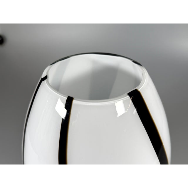 Vintage Glass Table Lamp by Volux, Italy, 1980s For Sale - Image 11 of 16