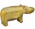 Mid 20th Century Handcrafted Americana Brass Hippo Figurine Accent For Sale - Image 4 of 6