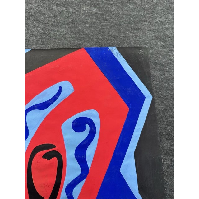 1960s Eikemeyer Dagobert, Abstract Modernist Garish, 1960, Oil on Canvas For Sale - Image 5 of 13