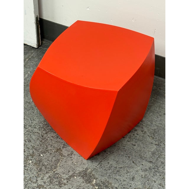 Abstract Frank Gehry for Heller Gehry Left Twist Cube, Outdoor For Sale - Image 3 of 12
