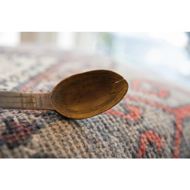 Tribal Vintage African Wooden Spoon For Sale - Image 3 of 7