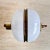 1970s Mid-Century Italian Milk Glass and Brass Wall Lamp, 1970s For Sale - Image 5 of 12