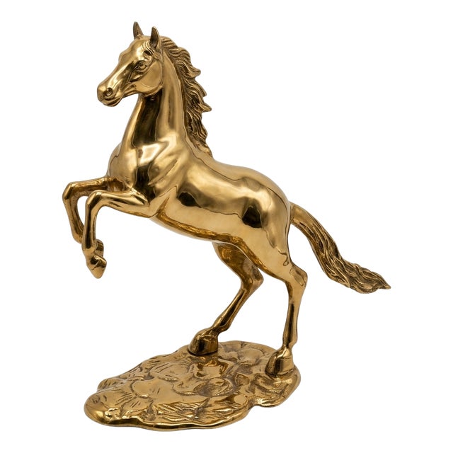 Mid-Century Modern Rearing Horse by Motta, 1970s For Sale