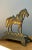 Metal Vintage Brass Horse Door Stop For Sale - Image 7 of 12