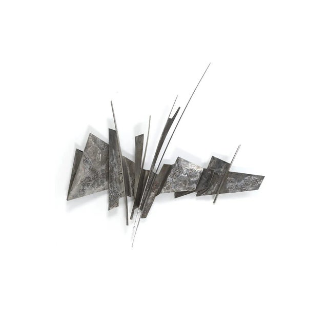 Vintage Brutalist Wall Sculpture For Sale - Image 9 of 9