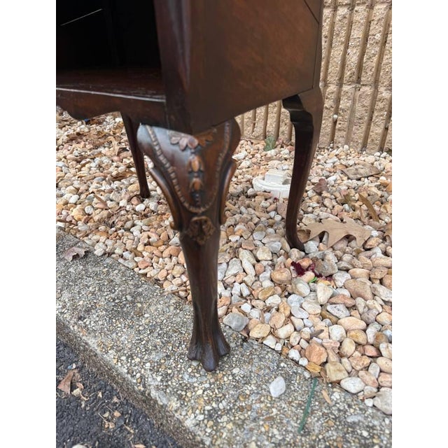 Antique Rococo Style Mahogany Bookstand.Side Table Well made, carved in details Sturdy and strong Circa 19th century to...