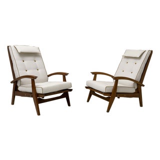 Cerutti Lounge Chairs by Ugo Dalessio, 1950s, Set of 2 For Sale