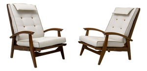 Cerutti Lounge Chairs by Ugo Dalessio, 1950s, Set of 2