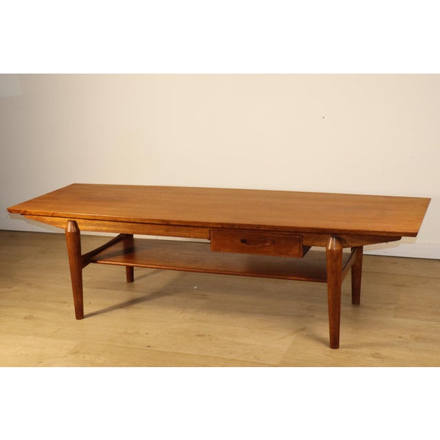 Scandinavian Teak Coffee Table, 1960s For Sale - Image 11 of 18