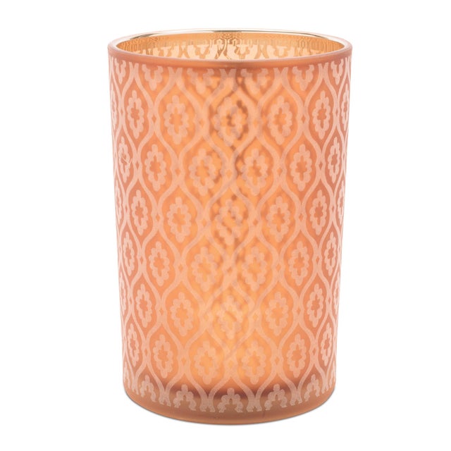 Kenneth Ludwig Chicago Geometric Patterned Candle Holder (Set of 3) For Sale - Image 4 of 5