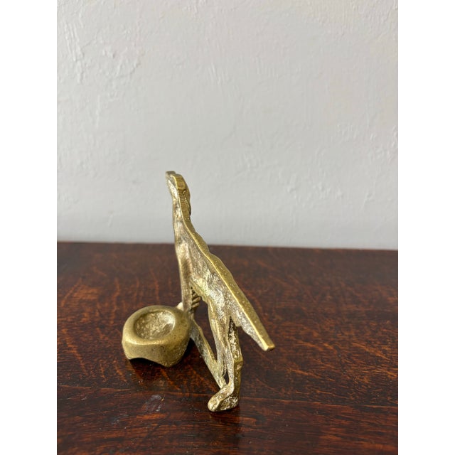 Vintage English Brass Hunting Dog Pipe Rest For Sale In Naples, FL - Image 6 of 6