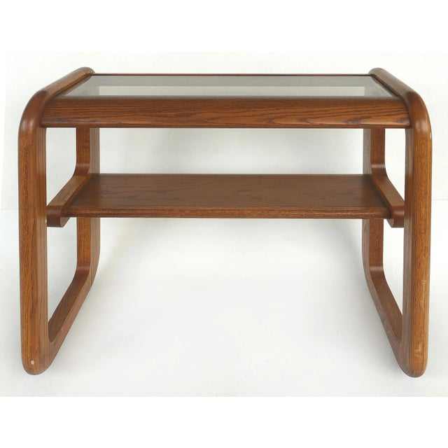 1960s Mid-Century Modern Mersman Lou Hodges Style Console Table Offered for sale is a 1960s California mid-century modern...