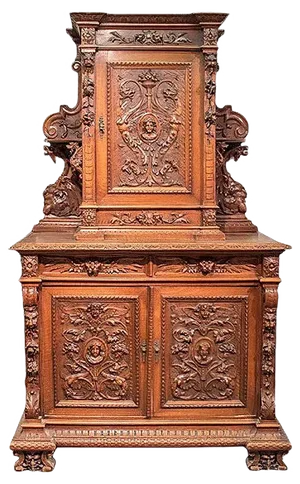 Antique Renaissance Style Cupboard