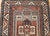 Red Antique Fachralo Kazak Rug, Hand-Knotted Wool, Red & Green, Caucasus, 3' x 5' For Sale - Image 8 of 15