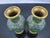 Chinese Cloisonne Green Enamel Flower Gilt Miniature Vase Pair For Sale In Portland, OR - Image 6 of 10