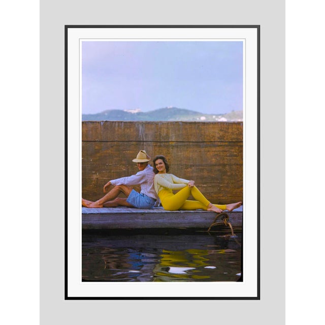 Modern Waterside in Bermuda 1960 by Toni Frissell Framed C Print For Sale - Image 3 of 3