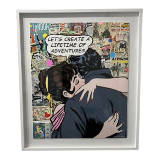Travel the World by Nelson De La Nuez Pop Art For Sale