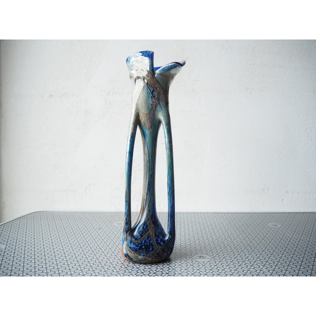 Made in Bohemia 1960s Perfect original condition No damages Made from glass