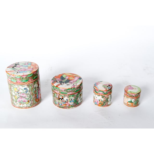 Japanese Japanese Ceramic Jar - Set of 4 For Sale - Image 3 of 11