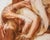 American Lovers - Nude Couple in Bed - Figurative Composition by Byron Richard Rodarmel For Sale - Image 3 of 13