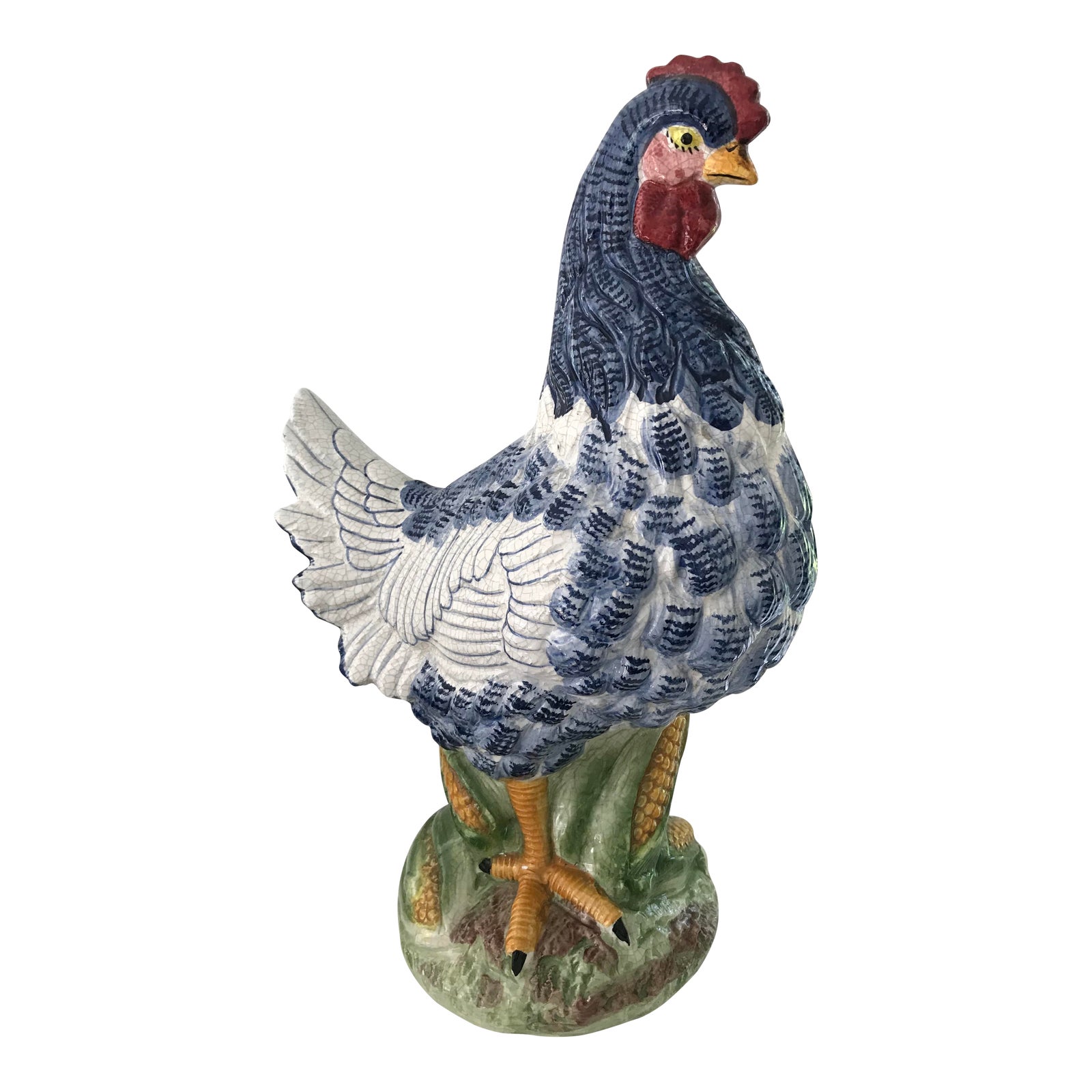 Vintage Italian Art Pottery Rooster Chairish