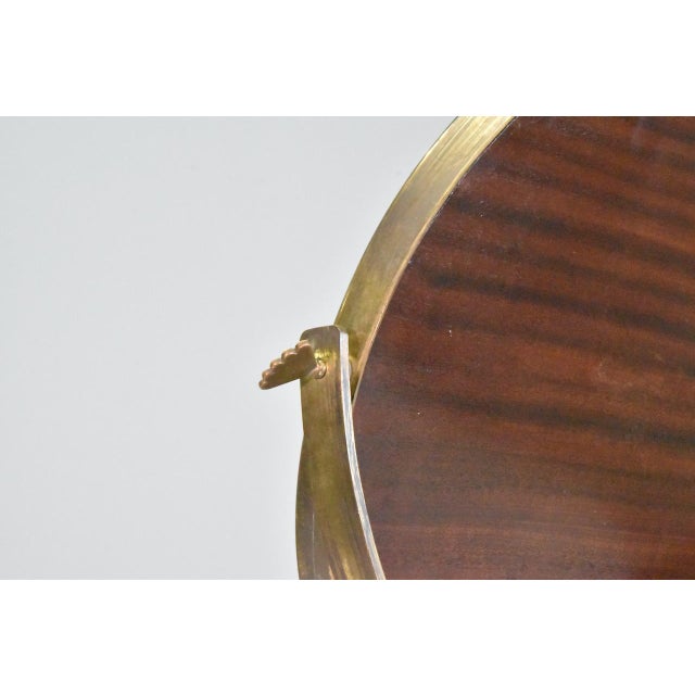 Paolo Buffa Large Adjustable Table Mirror by Paolo Buffa, 1960s For Sale - Image 4 of 17