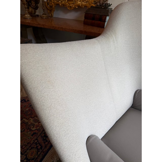 Metal Vintage Postmodern Club Chair For Sale - Image 7 of 8