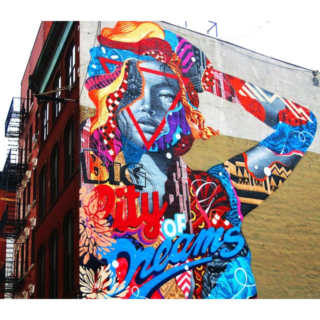 Vintage Kate Moss street art photograph SoHo NYC: Digital C Print circa early 2000s 11x14 inches Excellent condition...