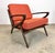 Persimmon Mid Century Danish Modern Poul Jensen Z Chair Style Lounge Chairs Restored For Sale - Image 8 of 12