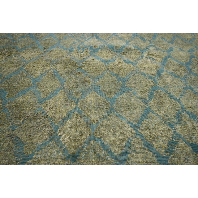 Vintage Turkish Overdyed Rug, 07'10 X 10'10 For Sale - Image 4 of 6