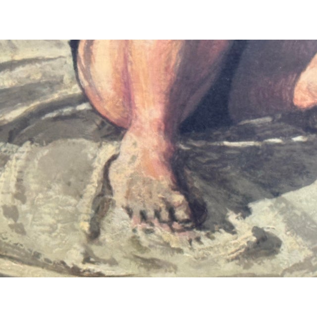 Lunda Hoyle Gill “Lundy in the Sand” Limited Edition Framed Print 520/1000 For Sale - Image 9 of 12