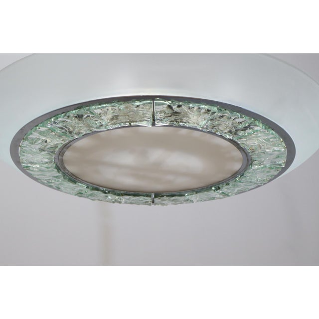 Large Model 2459 Pendant Light by Max Ingrand for Fontana Arte, 1965 For Sale - Image 6 of 18