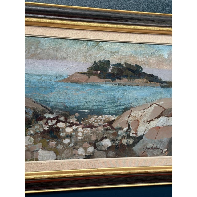 Bertil Wahlberg, Coast, 1960s, Oil on Canvas, Framed For Sale - Image 14 of 16