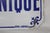 Blue Phone Box Sign in Blue and White Enamel Metal, 1970s For Sale - Image 8 of 18