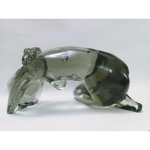 1970s Mid 20th Century Murano "Vergogna Distesa" Glass Sculpture by Lorenado Rosin For Sale - Image 5 of 10