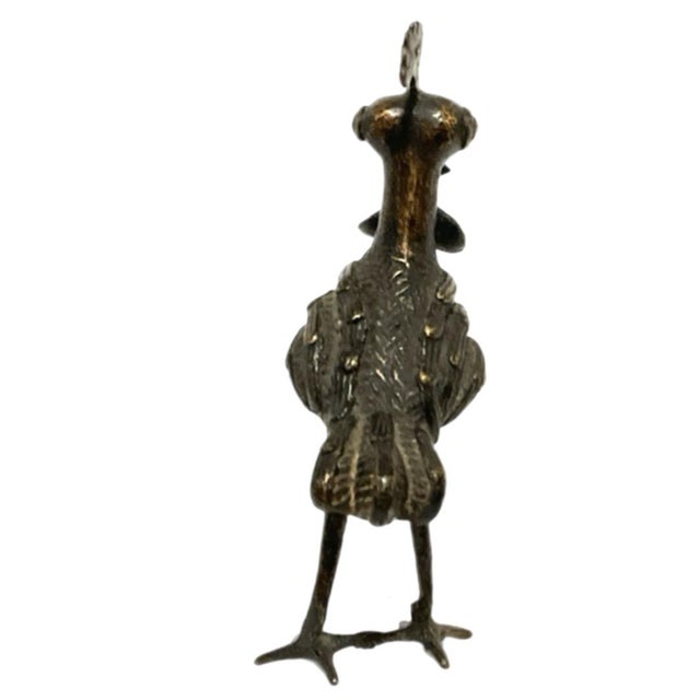 Late 20th Century Benin Bronze Rooster For Sale - Image 5 of 7