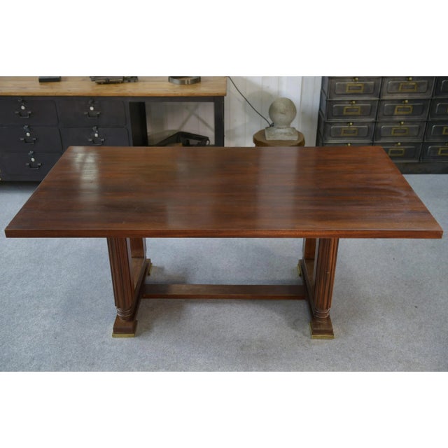 Wooden Table from Maxime, 1940s For Sale - Image 13 of 15
